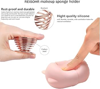 Amazon | メイクアップスポンジホルダー ビューティスポンジホルダー +